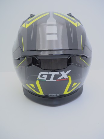 Шлем мотард GTX 690 #5 GREY/FLUO YELLOW BLACK (16515915841834)
