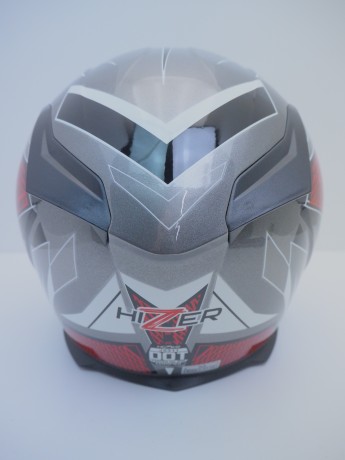 Шлем мото интеграл HIZER J5311 #3 gray/white (16515095610006)