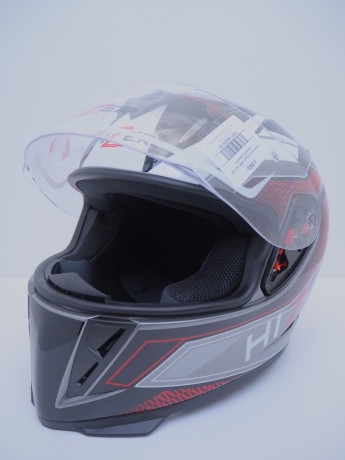 Шлем мото интеграл HIZER J5311 #3 gray/white (16515095620855)