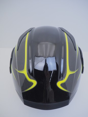 Шлем модуляр HIZER J5902 #1 Black/Yellow (16515919161715)