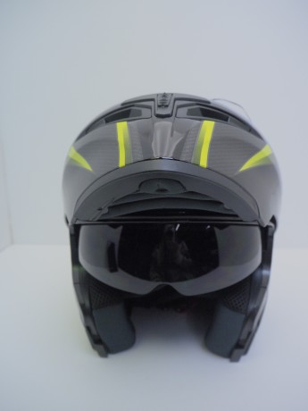 Шлем модуляр HIZER J5902 #1 Black/Yellow (16515919183404)
