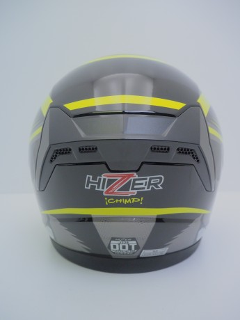Шлем открытый HIZER J228 #1 black/neon yellow (16515919984101)