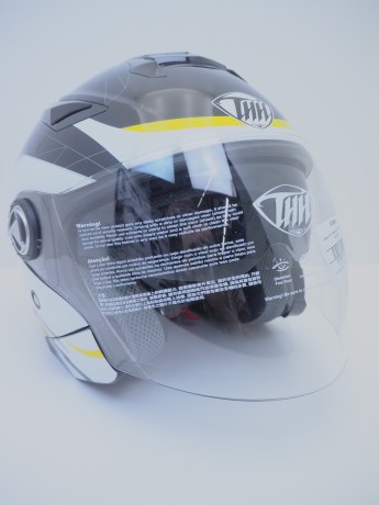 Шлем THH T-396 YEL/WHT ADAPTER (16515887403195)