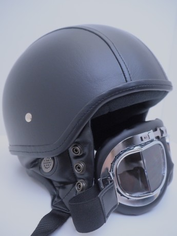 Шлем THH T-62G LEATHER (кожа/+очки) (16515886301449)