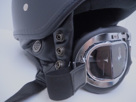 Шлем THH T-62G LEATHER (кожа/+очки) (16515886319563)