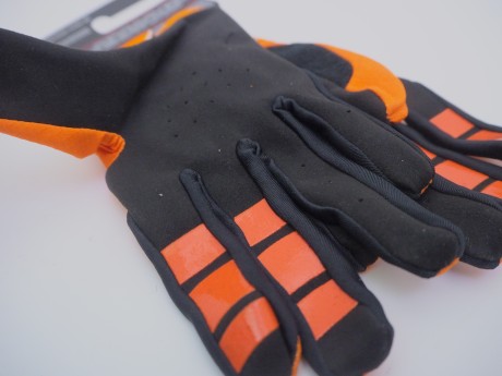 Перчатки мото HIZER #4 Black/Orange (16515877848926)