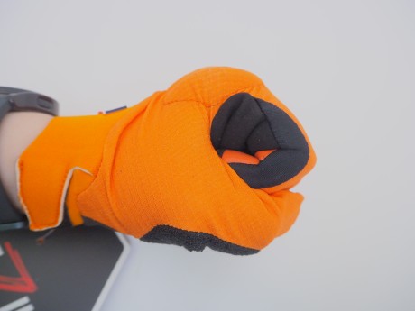 Перчатки мото HIZER #4 Black/Orange (16515877867299)