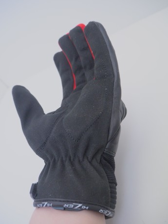 Перчатки мото HIZER AT-4147 (кожа/текстиль) Black/Red (16515883285414)