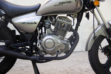 Мотоцикл Zontes Tiger ZT125-3A серый БУ (16548773715824)