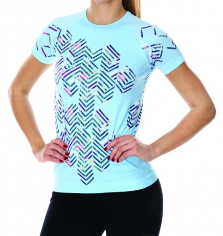 Женская футболка BRUBECK с коротким рукавом Running Air (16553869019521)