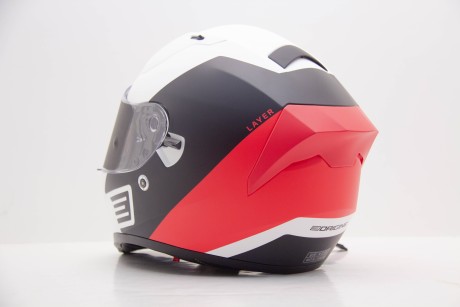 Шлем интеграл ORIGINE STRADA Layer (красный/черный/белый матовый) (16576184334175)