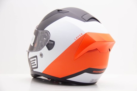 Шлем интеграл ORIGINE STRADA Layer (оранжевый/белый/черный матовый) (16576181285812)