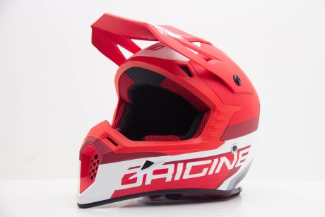 Шлем кроссовый ORIGINE HERO MX (красный/белый матовый) (16577033228318)