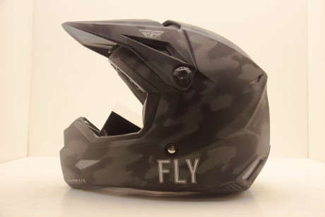 Шлем кроссовый FLY RACING KINETIC S.E. Tactic детский (серый/камуфляж) (16564955752952)