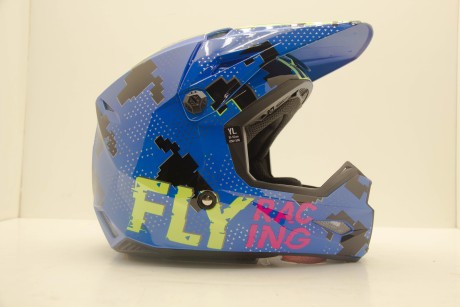 Шлем кроссовый FLY RACING KINETIC Scan детский (синий/Hi-Vis желтый/розовый) (16564954309178)