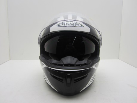 Шлем интеграл ZEUS ZS-813A черный/белый (16571877421895)