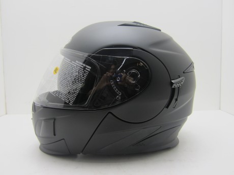 Шлем модуляр ZEUS ZS-3020 чёрный матовый (16571889892996)