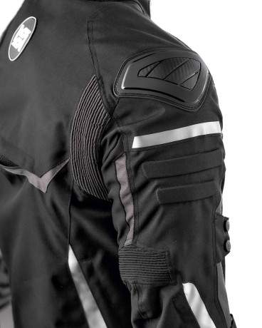 Куртка мужская текстильная MOTEQ CLYDE чёрная/белая (16561788404611)