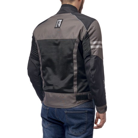 Куртка мужская текстильная MOTEQ AIRFLOW чёрная/серая (16561794592366)