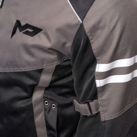 Куртка мужская текстильная MOTEQ AIRFLOW чёрная/серая (16561794593737)