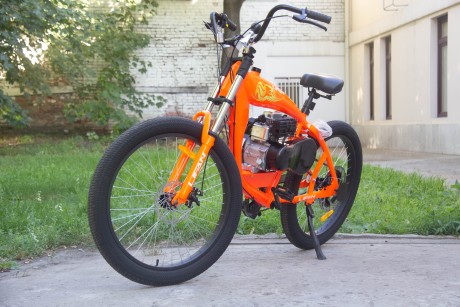 Велосипед Фэтбайк с веломотором LIFAN (4-х тактный , 26") (16569253563664)
