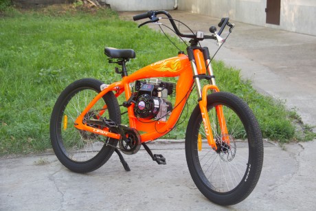 Велосипед Фэтбайк с веломотором LIFAN (4-х тактный , 26") (16569253570566)