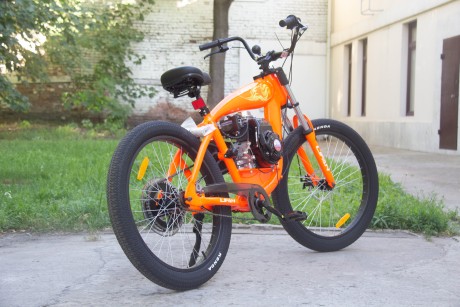 Велосипед Фэтбайк с веломотором LIFAN (4-х тактный , 26") (16569253599793)
