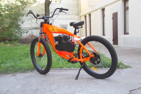 Велосипед Фэтбайк с веломотором LIFAN (4-х тактный , 26") (16569253615596)