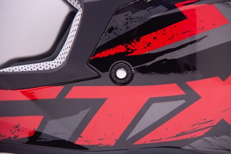 Шлем кроссовый GTX 633 #10 BLACK/RED GREY (16594310994159)