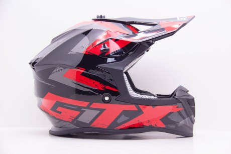 Шлем кроссовый GTX 633 #10 BLACK/RED GREY (16594310999727)