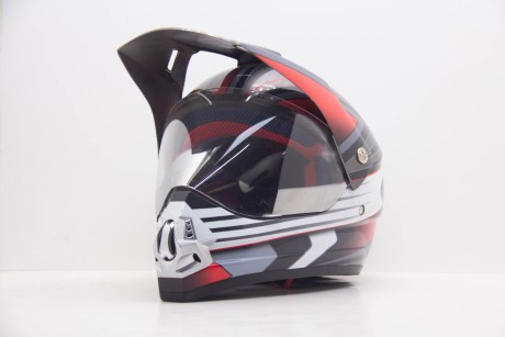 Шлем мотард VCAN Red/Black/Grey БУ Размер L (16595325186625)