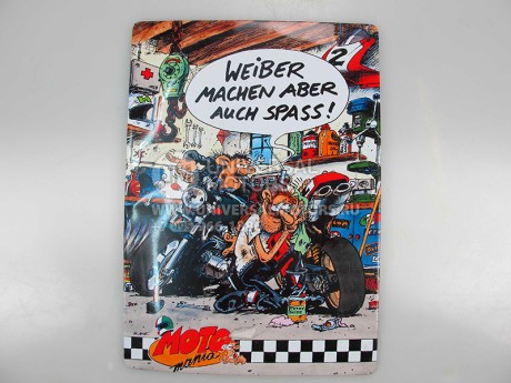 Знак винтажный "Weiber machen aber auch Spass!" (кроме того, женщины делают это весело!) 31X40см (14136208295686)