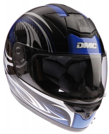 Шлем Modeka DMC INTEGRAL HELMET MV-14 DEKOR BLACK/BLUE
