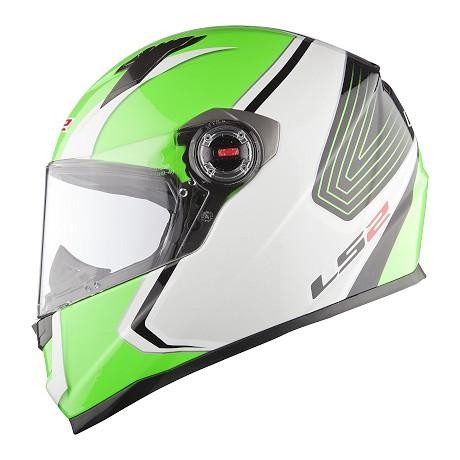 Шлем LS2 FF358 CORSA White Green