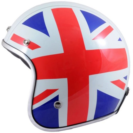 Шлем MT LE MANS UK Flag White