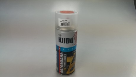 Краска спрей KUDO Оранжевая флуоресцентная 270мл KU-4094
