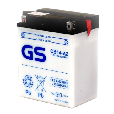 Аккумулятор GS CB14-A2 (+ acidpack)