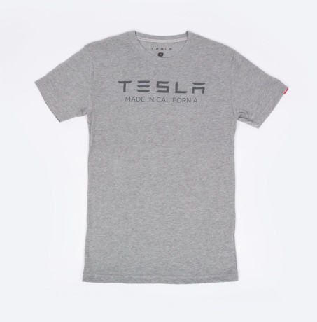 Футболка Tesla Men's Made in CA Crew Neck T-Shirt