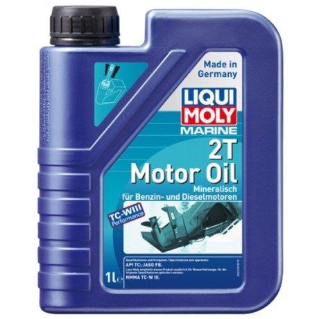Минеральное моторное масло Marine 2T Marine Motor Oil (1л) LIQUI MOLY