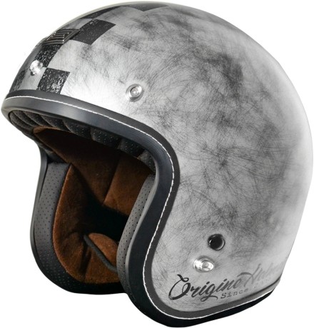 Шлем (открытый) Origine PRIMO Scacco серебристый матовый