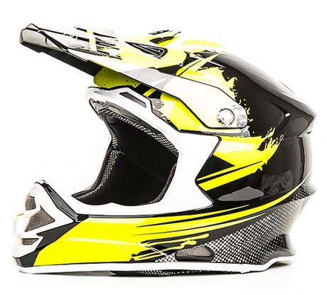 Шлем HIZER B6195 #2 black/yellow