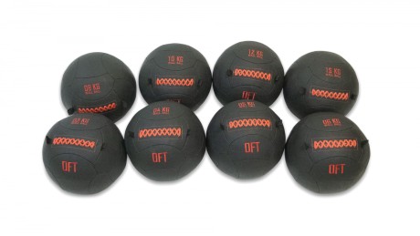 Набор тренировочных мячей FitTools Wall Ball Deluxe 8 шт от 3 до 15 кг