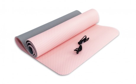 Коврик для йоги Ironmaster 6 мм TPE розовый