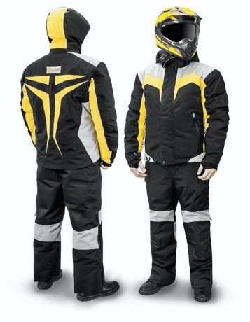 Снегоходный костюм DragonFly S-PRO (желтые вставки)