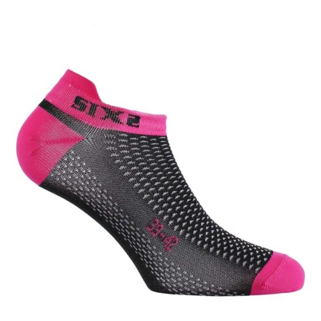 Носки Sixs короткие Fant S black/pink