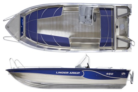 Лодка Linder Arkip 460 Garmin 92SV