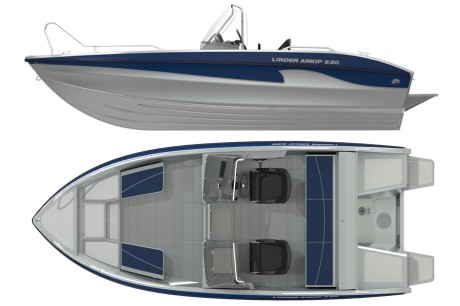 Лодка Linder Arkip 530 Garmin 92SV