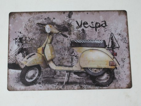 Знак винтажный VESPA тип 48