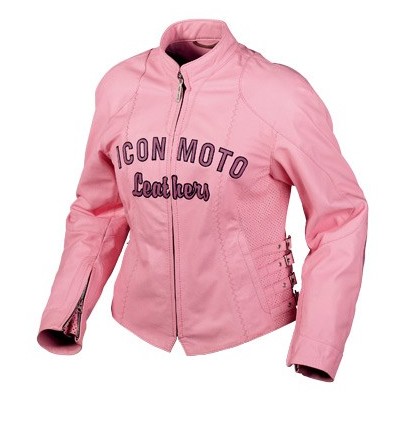 Куртка ICON Bombshell Leather Jacket - Blush
