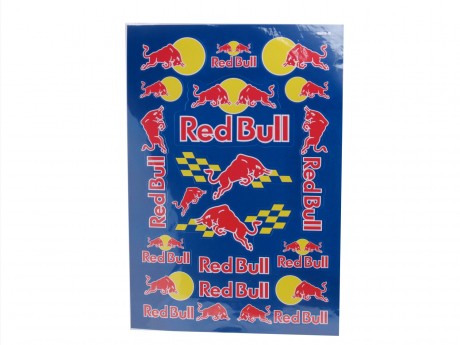 Наклейки набор D6019 Red Bull